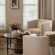 Threshold™ x Studio McGee Vernon Upholstered Barrel Accent Chair – Modern Cozy Lounge Chair

