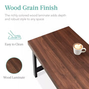 Best Choice Products 44" Butcher Block Coffee Table – Modern Rectangular Wood Top Table with Metal Legs, Best Choice Products 44-inch modern butcher block coffee table with metal legs and rectangular wood top