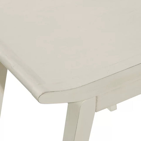 Olivia & May Traditional Wooden Stool – Classic Solid Wood Accent Seating | Rustic Home Décor
