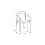Threshold™ x Studio McGee Terra Solid Wood Curved Back Dining Chair – Modern Farmhouse Dining Seat