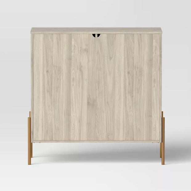 Threshold™ Elowen 2-Door Cabinet – Modern Storage Cabinet with Adjustable Shelves. Threshold Elowen modern 2-door cabinet with adjustable shelves, closed storage solution for home