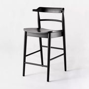 Threshold™ Kaysville Curved Back Wood Counter Height Barstool – Studio McGee Design, Modern Kitchen Stool, Threshold Kaysville curved back counter height wood barstool designed with Studio McGee, Kaysville Curved Back Counter Barstool – Threshold™ x Studio McGee | Wood Kitchen Stool
