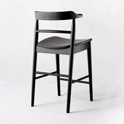 Threshold™ x Studio McGee Kaysville Curved Back Wood Counter Height Barstool – Modern Farmhouse Kitchen Stool, Threshold Kaysville counter height barstool with curved back wood frame, Studio McGee design, Kaysville Curved Back Counter Barstool – Threshold™ x Studio McGee | Solid Wood Kitchen Stool