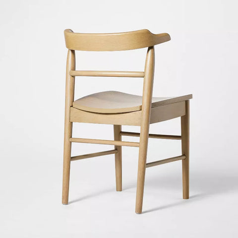 Threshold™ x Studio McGee Kaysville Curved Back Wood Dining Chair – Modern Farmhouse Dining Seat