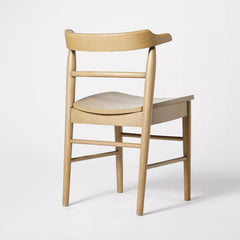 Threshold™ x Studio McGee Kaysville Curved Back Wood Dining Chair – Modern Farmhouse Dining Seat