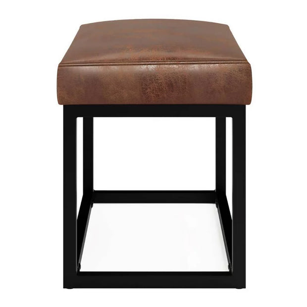 WyndenHall Kerwood 26" Contemporary Rectangle Bench – Upholstered Entryway or Bedroom Bench, WyndenHall 26" Kerwood Contemporary Rectangle Bench