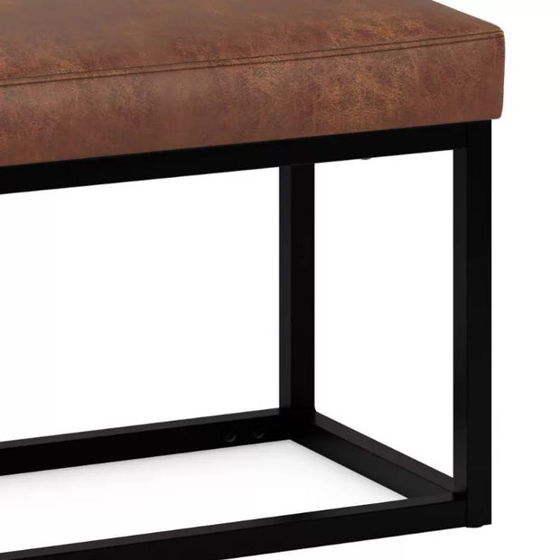 WyndenHall Kerwood 26" Contemporary Rectangle Bench – Upholstered Entryway or Bedroom Bench, WyndenHall 26" Kerwood Contemporary Rectangle Bench