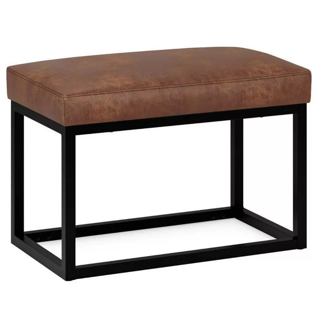 WyndenHall Kerwood 26" Contemporary Rectangle Bench – Upholstered Entryway or Bedroom Bench